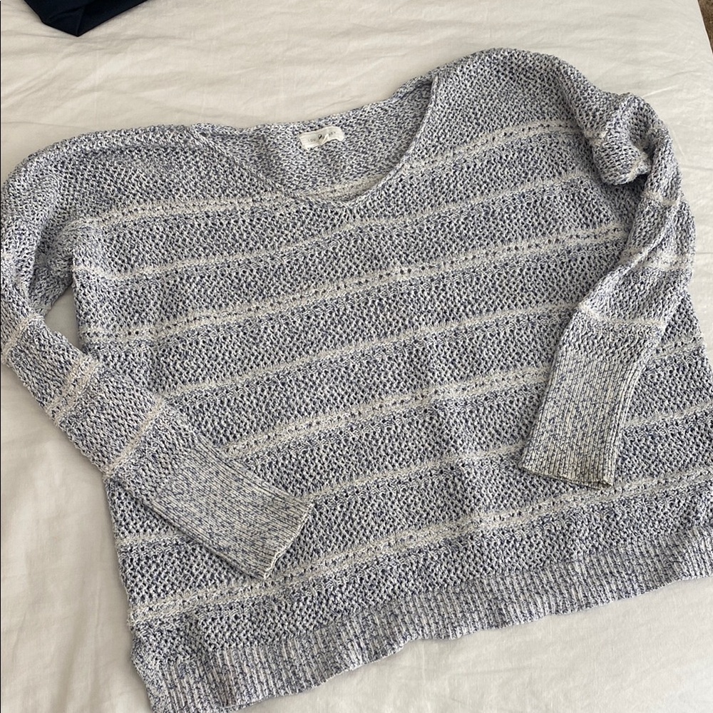 Gray Knit Women's Sweater